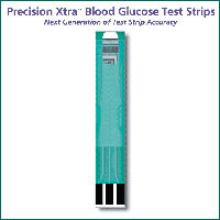 Medisense Precision Xtra Blood Glucose Test Strips 50 Ea